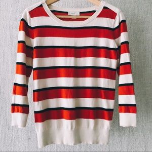 LAST CHANCE Loft Striped Sweater